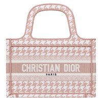 DIOR BookTote Fabric Handbag Tote Mini Women's Pink