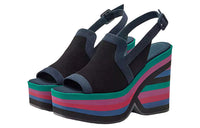 HERMES Edgy 65 Strap Sandals Women's Multicolor