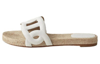 HERMES Famosa Odor Resistant Slide Slippers Women's White