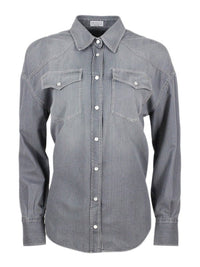 Brunello Cucinelli Women's Shirt Ml630Mf196_Cw363