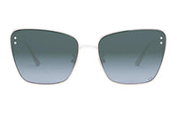 DIOR Irregular Shape Sunglasses Women's Gold