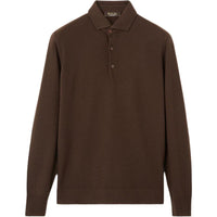 Loro Piana Polo Shirt Men's Chocolate Black