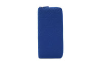 LOUIS VUITTON Cow Leather Wallet Men's Blue