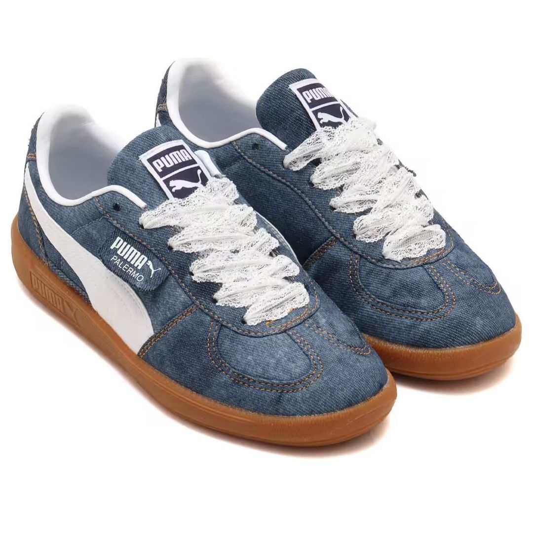 (WMNS) PUMA x Atmos Pink Palermo 'Denim Navy White' 399990-01