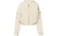 LOUIS VUITTON Ribbed Denim Bomber Jacket