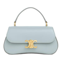 CELINE TEEN LOLA Cow Leather One Shoulder Handbag Regular Women's Ice Blue