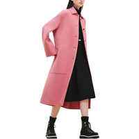 HERMES FW24 Coats Women's Rose Pink
