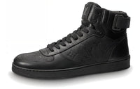 LOUIS VUITTON Rivoli High Top Stylish Skateboarding Shoes Men's Black
