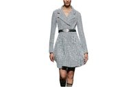 CHANEL Long Sleeved Dresses Women's Multicolor
