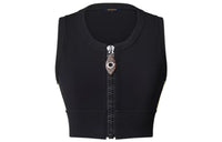 LOUIS VUITTON Technical Jersey Zip-Up Sports Bra