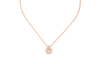 DIOR Metal Necklaces Women's Rose Gold