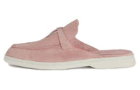 Loro Piana Rubber Sole Wrap-toe Slippers Women's Pink