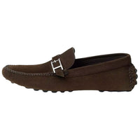 HERMES Idylle Beanie Shoes Men's Dark Brown