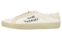 SAINT LAURENT Low-Top Stylish Skateboarding Shoes Women's White