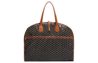 GOYARD MAYFAIR Canvas With Leather Handbag Unisex Brown