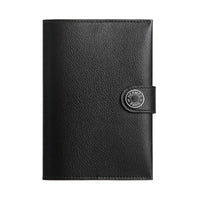 HERMES R.M.S Evercolor Calfskin Passport Holder Men's Black