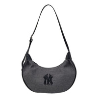 MLB Canvas Shoulder Bag New York Yankees 'Grey' 3ABQB016N-50BKS
