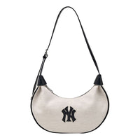 MLB Canvas Shoulder Bag New York Yankees 'White' 3ABQB016N-50IVS