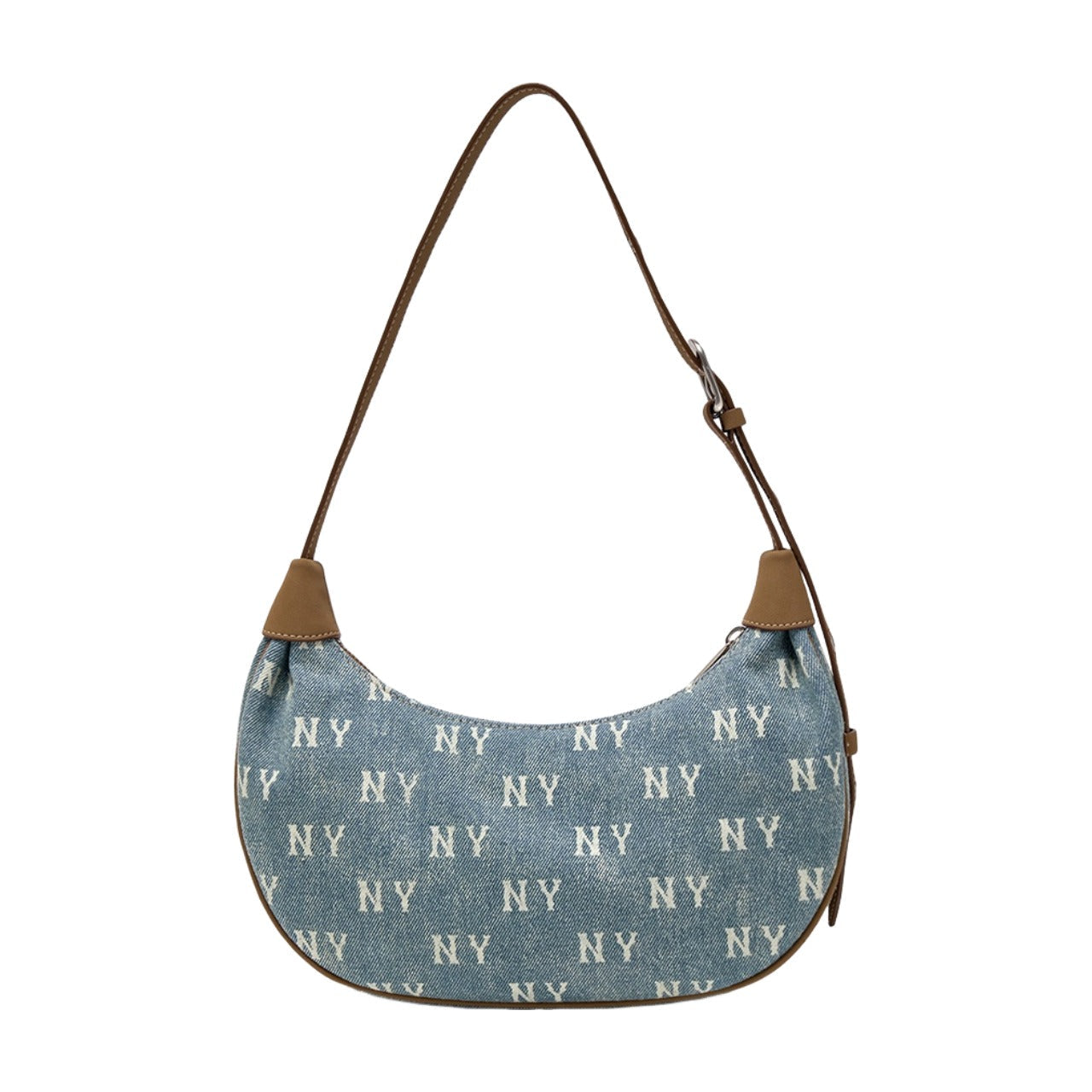 MLB Shoulder Bag Monogram New York Yankees 'Denim Blue' 3ABQMV55N-50BLL