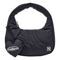 (WMNS) MLB Mini Shoulder Bag Stitched Seams New York Yankees 'Black' 3ABQSM16N-50BKS