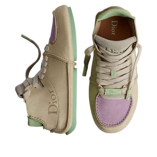 DIOR 26 Roadie Lace-Up 'Beige Green Purple' 3BO397ACO-H177