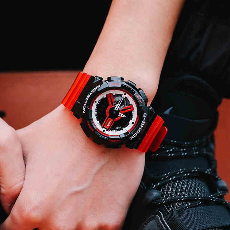 CASIO G-Shock Analog-Digital 'Black Red' GA-110RB-1A