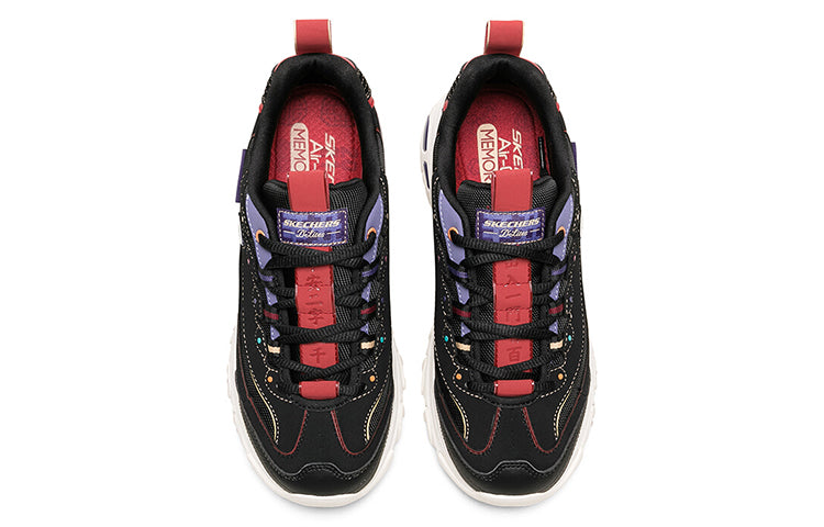 (WMNS) Skechers D lites Low-Top Running Shoes WM Black 66666348-BKMT