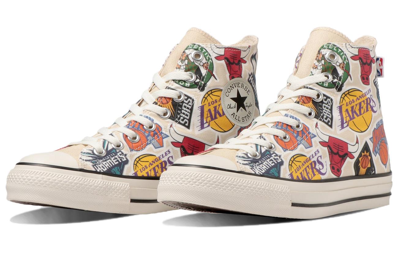 Converse All Star x NBA Hi 'Off White Multi-color' 31309400