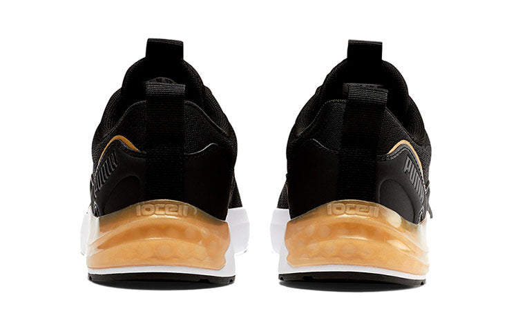 (WMNS) PUMA Cell Initiate Metal Low-top Running Shoes Black/White 194512-01