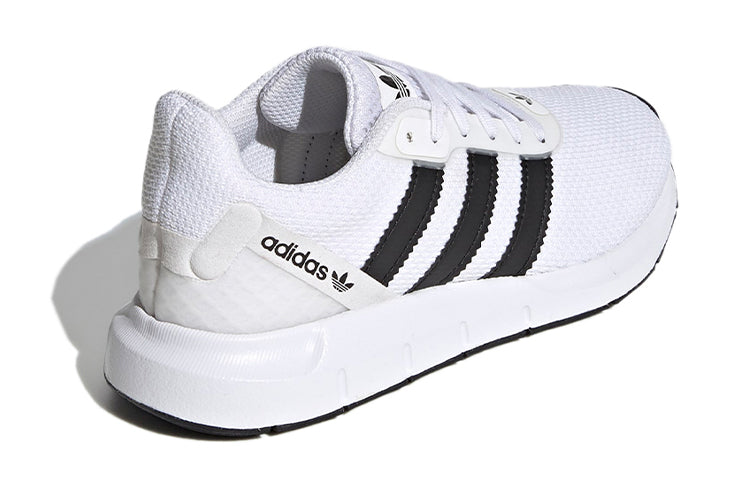 (GS) adidas originals Swift Run J 'White Black' FW1706