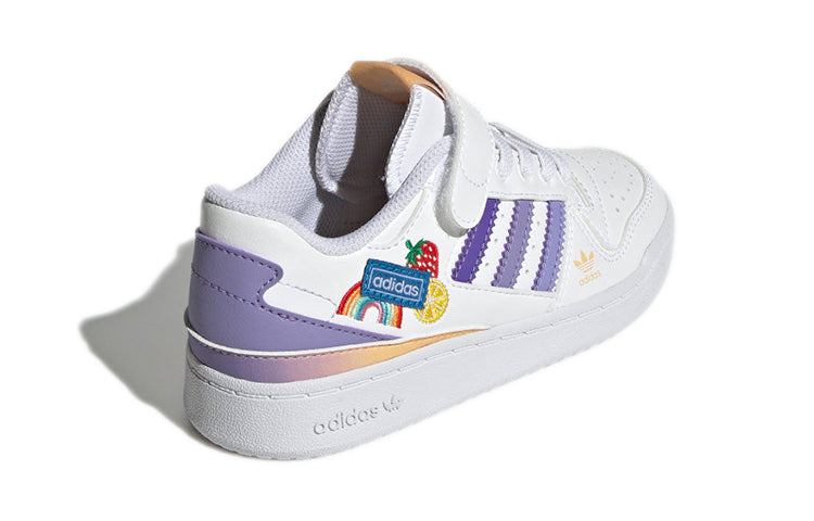 (PS) adidas Forum Low J 'Fruits & Rainbow Patches' GY8210