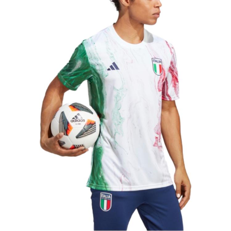 adidas Italy Pre-Match Jersey 'Green White Red' HS9868