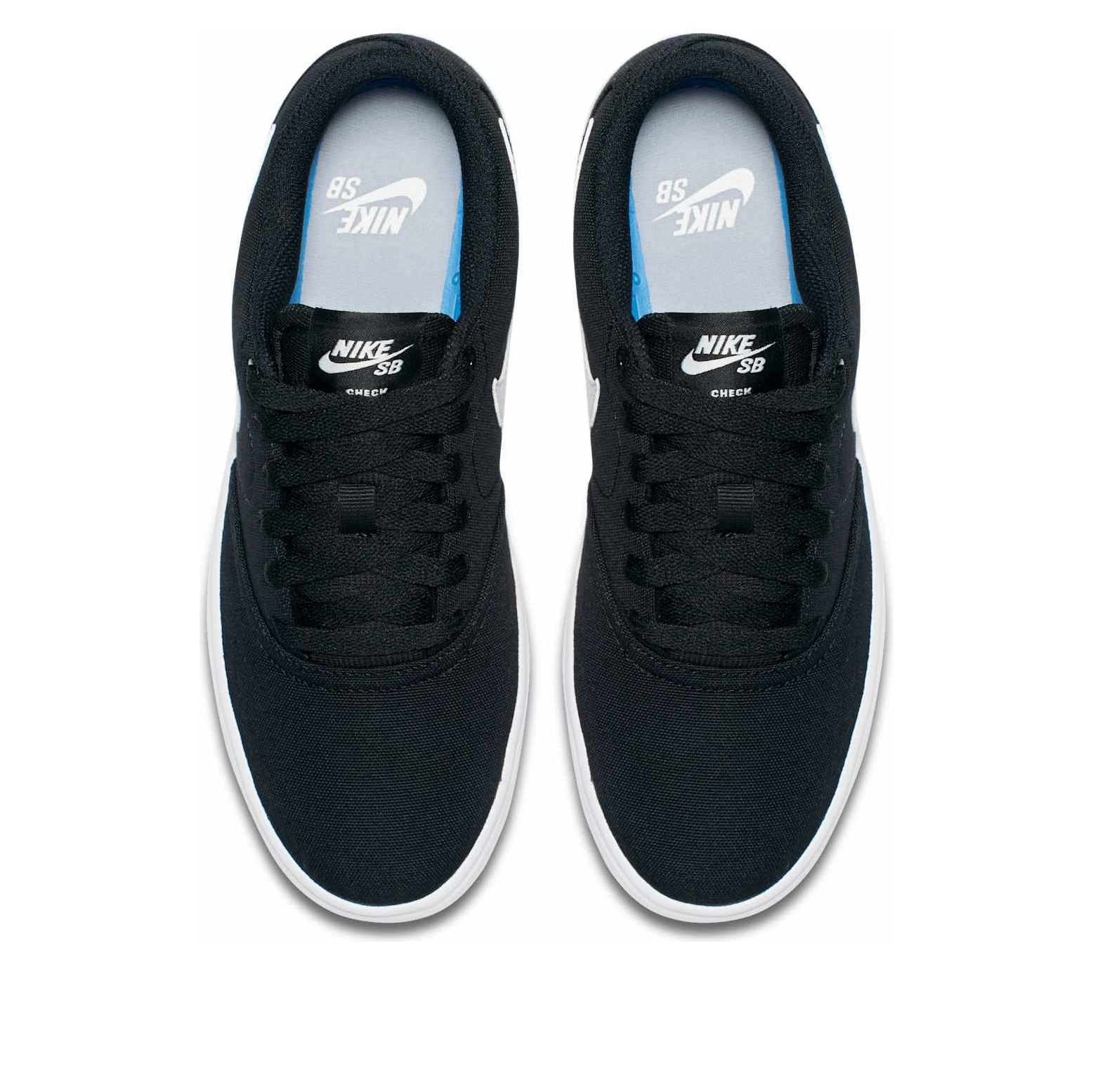 (WMNS) Nike Check Solarsoft Canvas SB 'Black Platinum' 921463-010