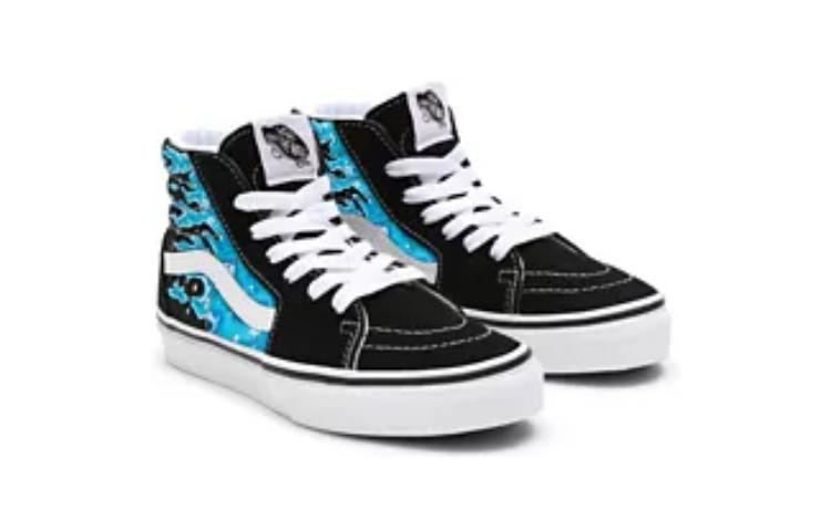 (PS) Vans Sk8-Hi Zip Shoes 'Black Blue' VN0005VSBZW