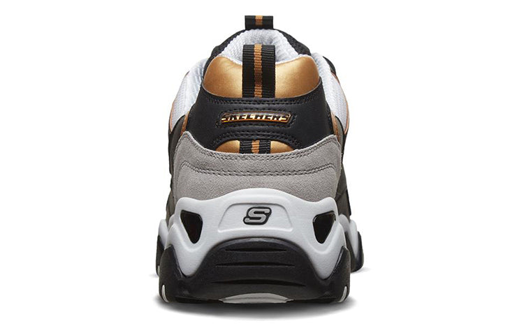 Skechers D'Lites 2.0 Low-Top Running Shoes Black/Gold 666106-BKGD