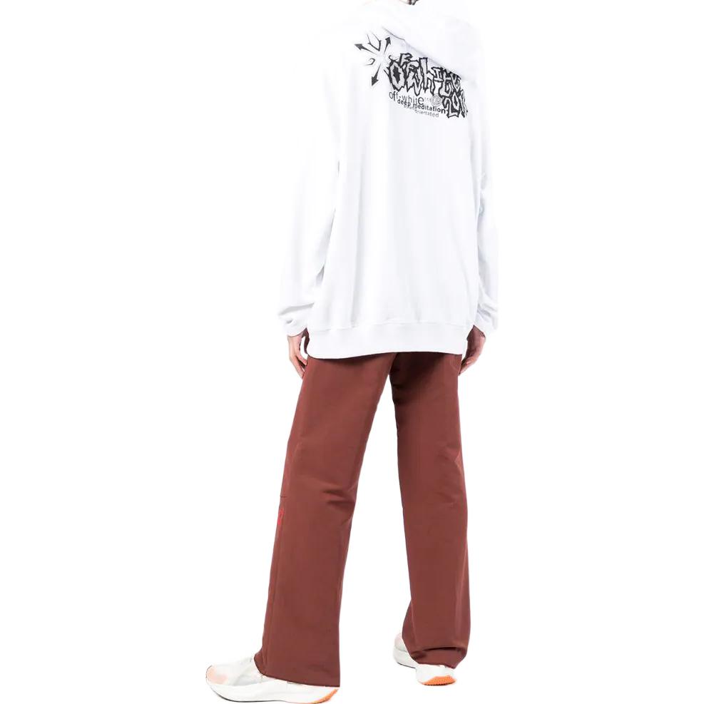 Off-White Arrows Logo-Print Hoodie OMBB091S22FLE00301100110