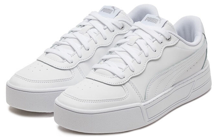(WMNS) PUMA Skye 'White SiIlver Grey' 374764-01