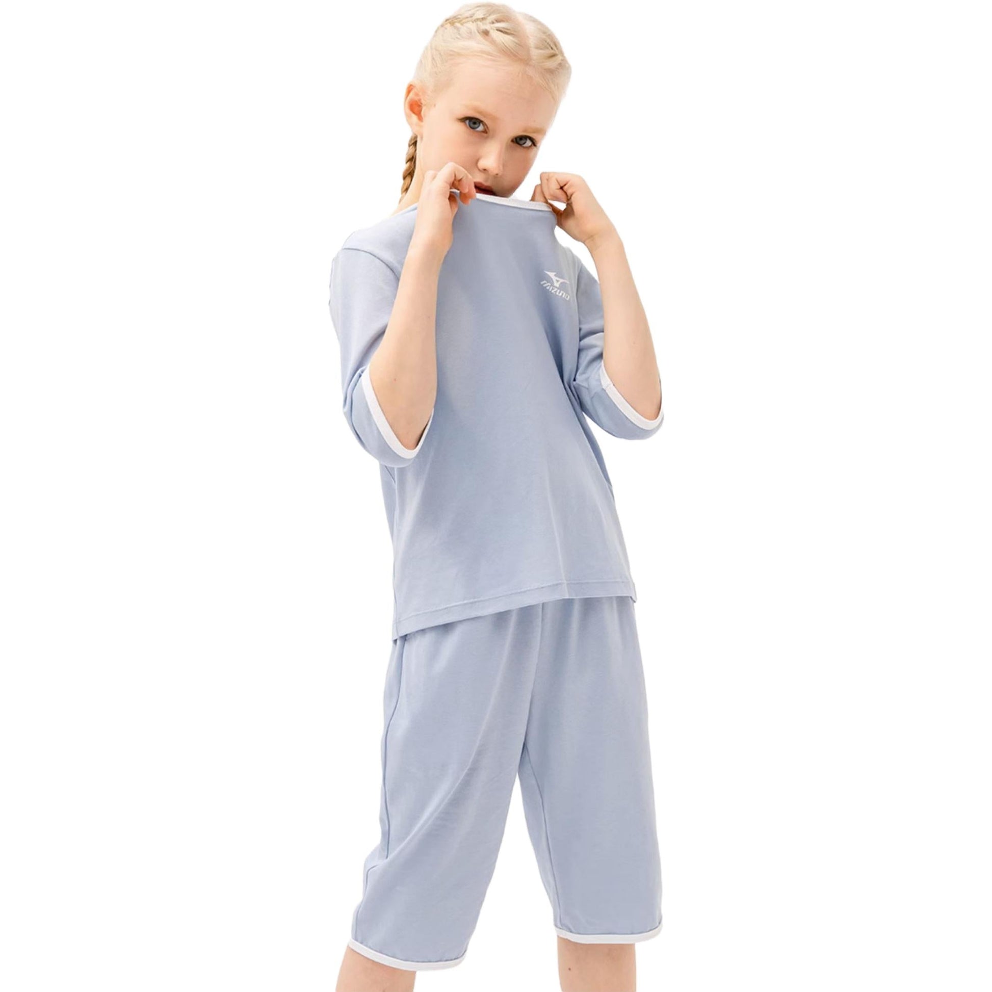 (GS) Mizuno Sportswear Suit 'Blue' TZ1226