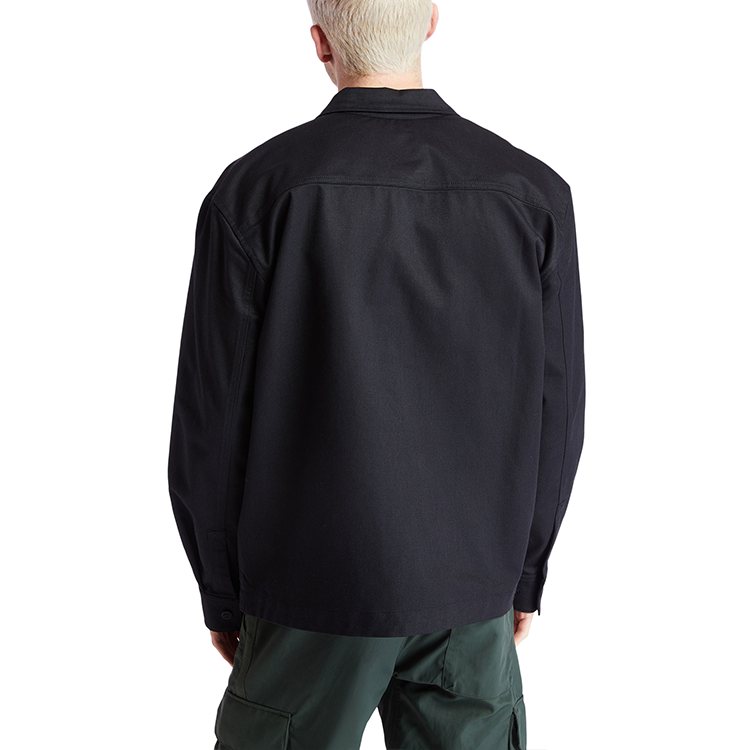 Men's Timberland Casual Cargo Jacket Black A2ADD-001