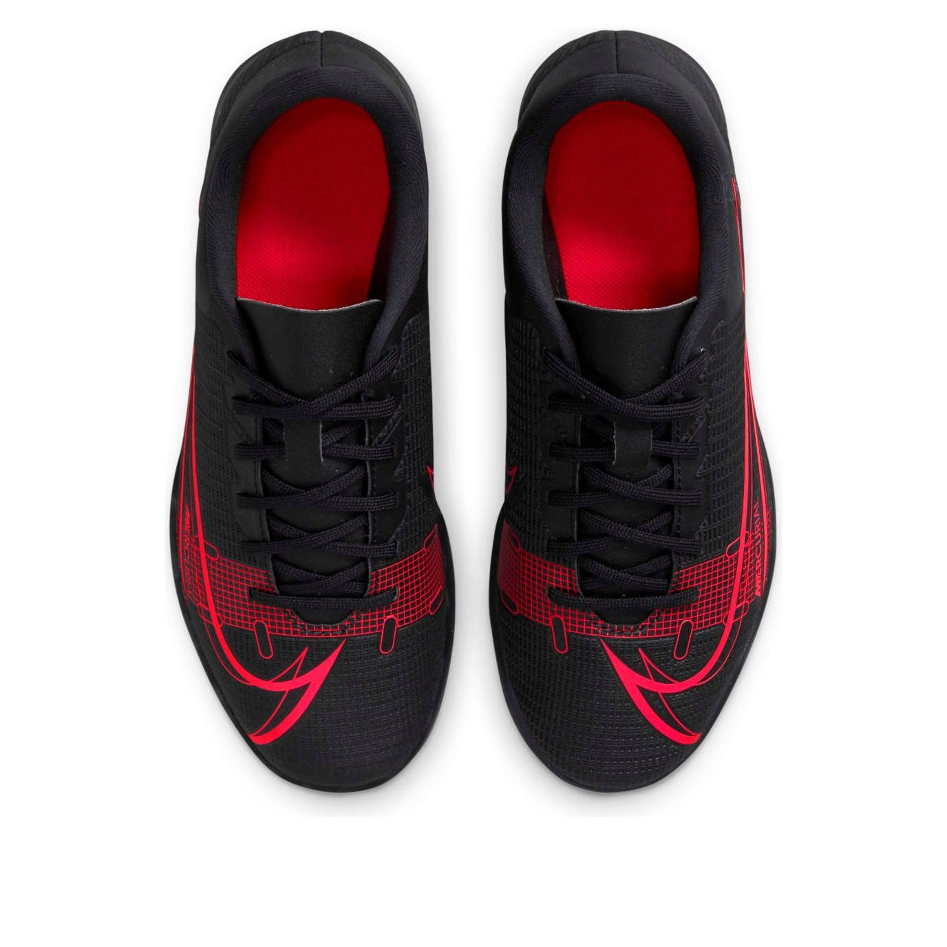(GS) Nike Mercurial Vapor 14 Club IC 'Black Red' CV0826-090