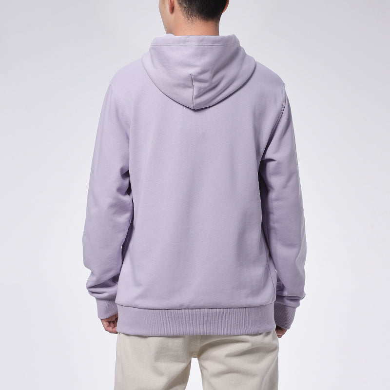 Men's Converse Athleisure Casual Sports Hooded Pullover Knit Light Purple 10020343-A19