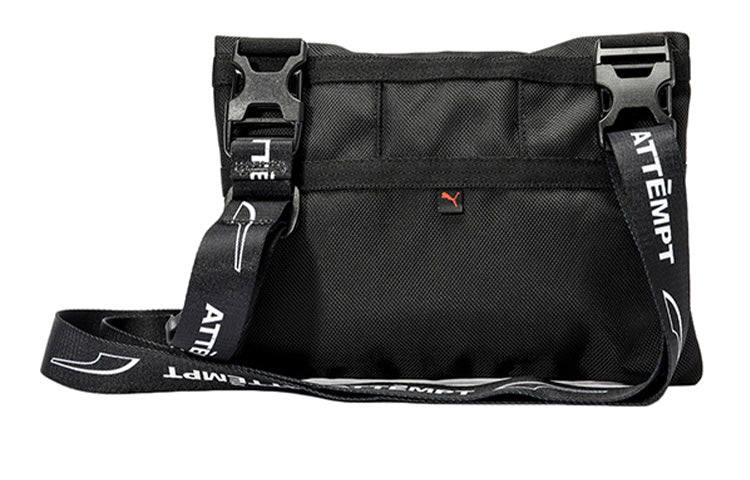 PUMA x ATTMPT Cross Body Bag 'Black Orange' 07750201