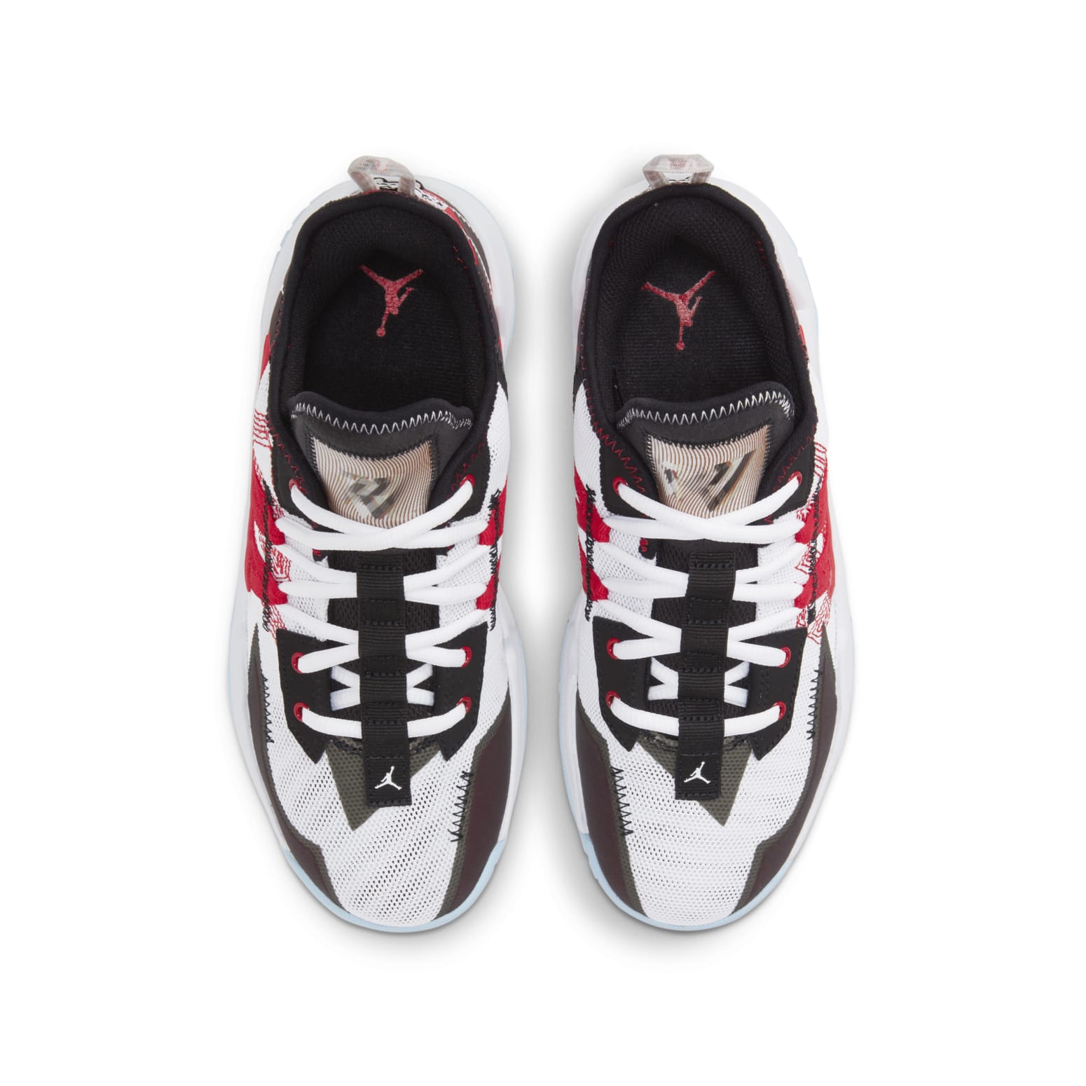 (GS) Air Jordan Westbrook One Take 2 'White University Red' CZ0840-106