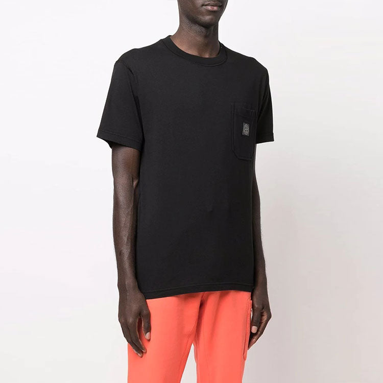 STONE ISLAND Pocket Classic Logo Patch T-shirt 'Black' 761521957-V0029