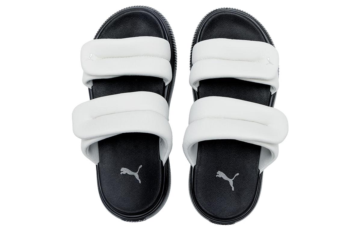 (WMNS) PUMA Mayu Puffy Sandals 'Grey Black' 399450-04
