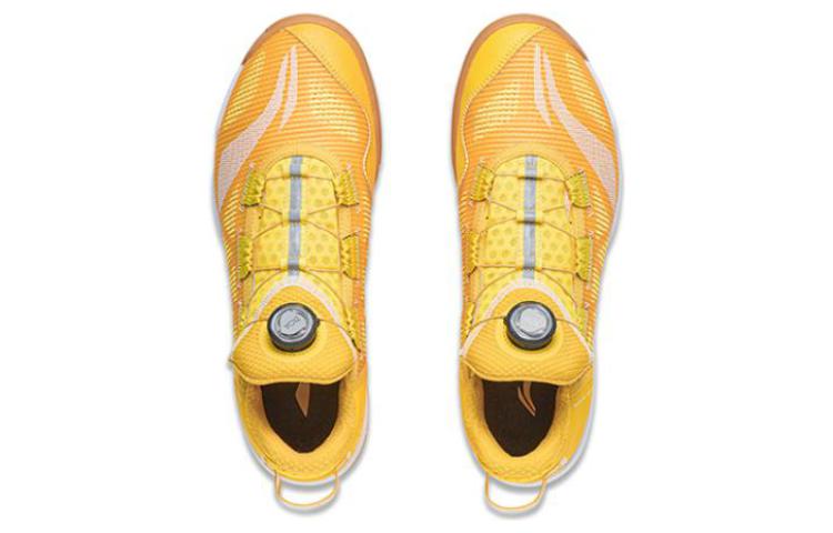 Li-Ning Mage Pro Table Tennis Shoes 'Yellow White' APPT003-5