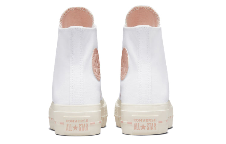 (WMNS) Converse Chuck Taylor All Star Lift High 'White Pink Clay' 572709C