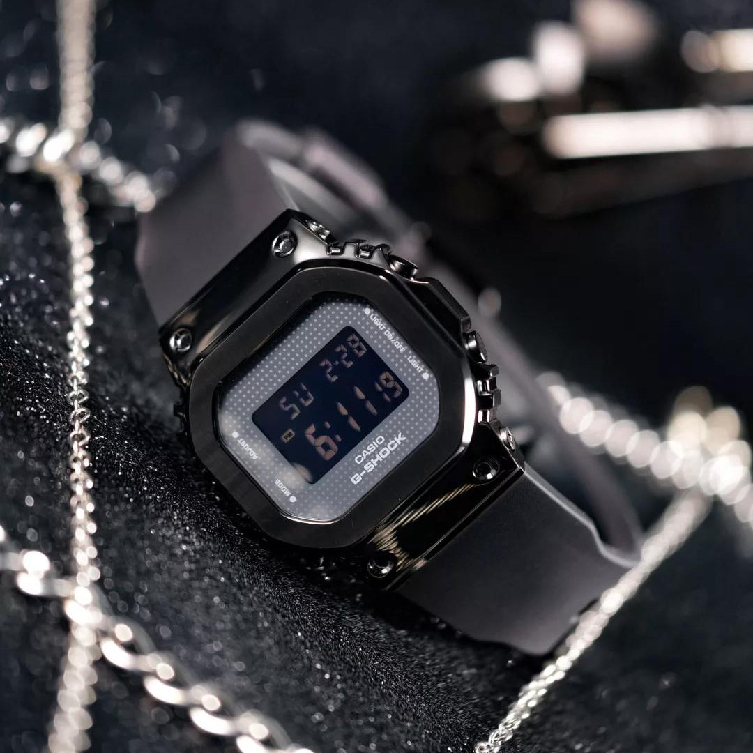 CASIO G-Shock Digital 'Black' GM-S5600SB-1PR