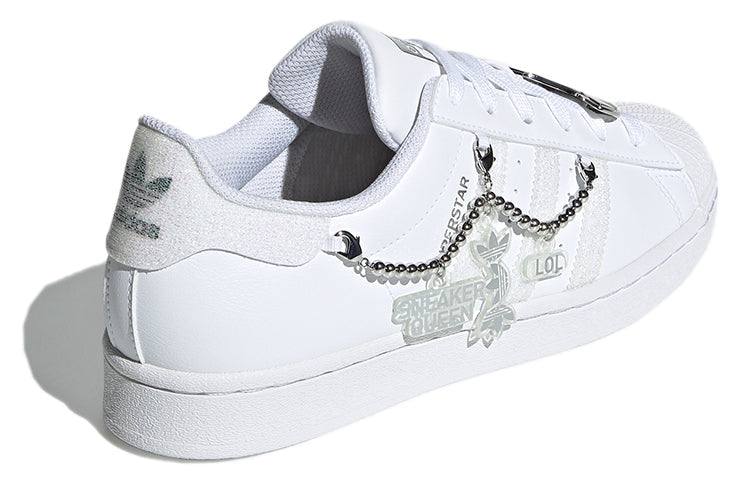 (WMNS) adidas originals Superstar For White/Silver/Grey GZ8404