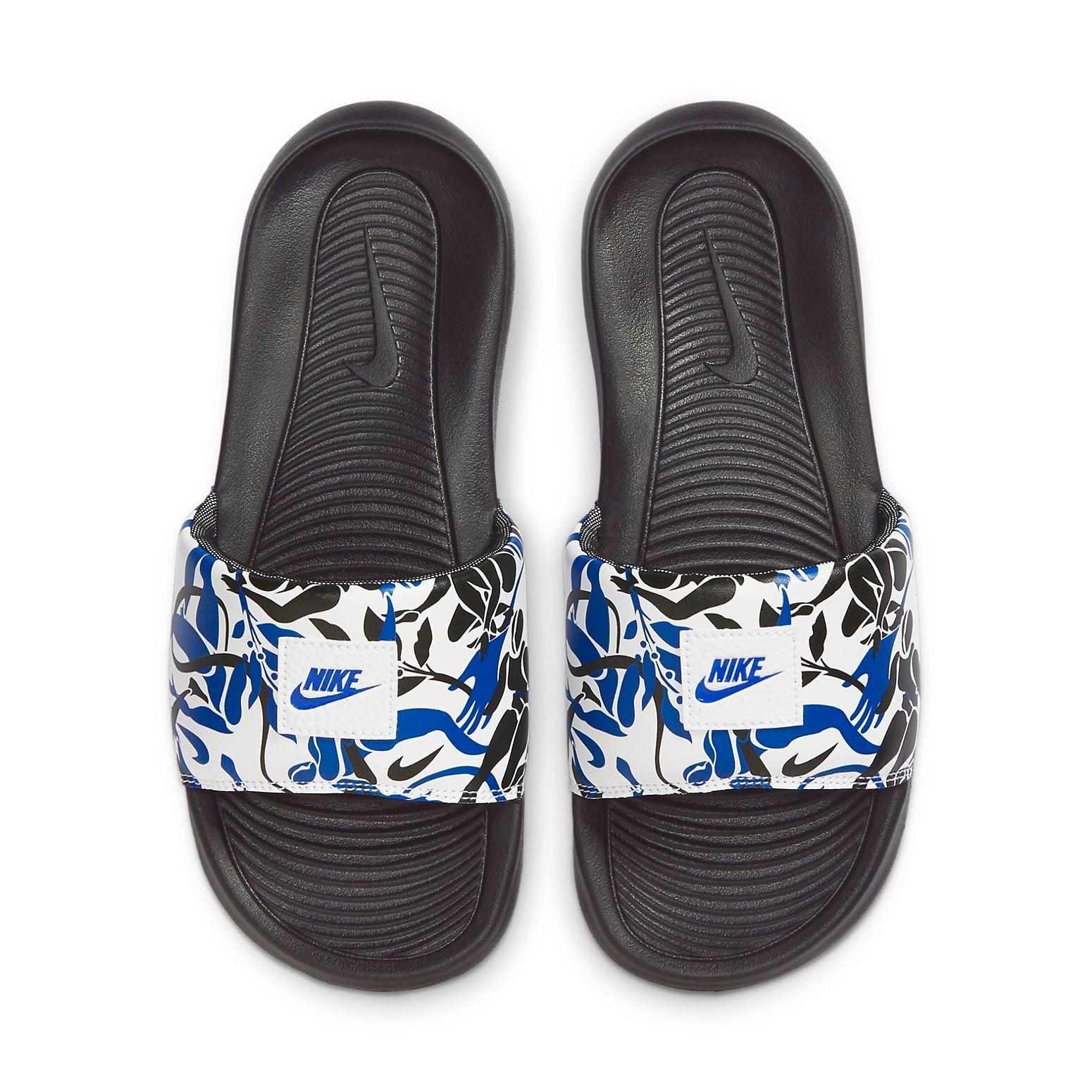 (WMNS) Nike Victori One Slide Black/Blue/White DD0260-001